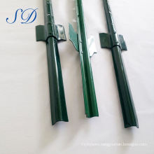 Green Painted U Shape Steel Fence Post Supplier